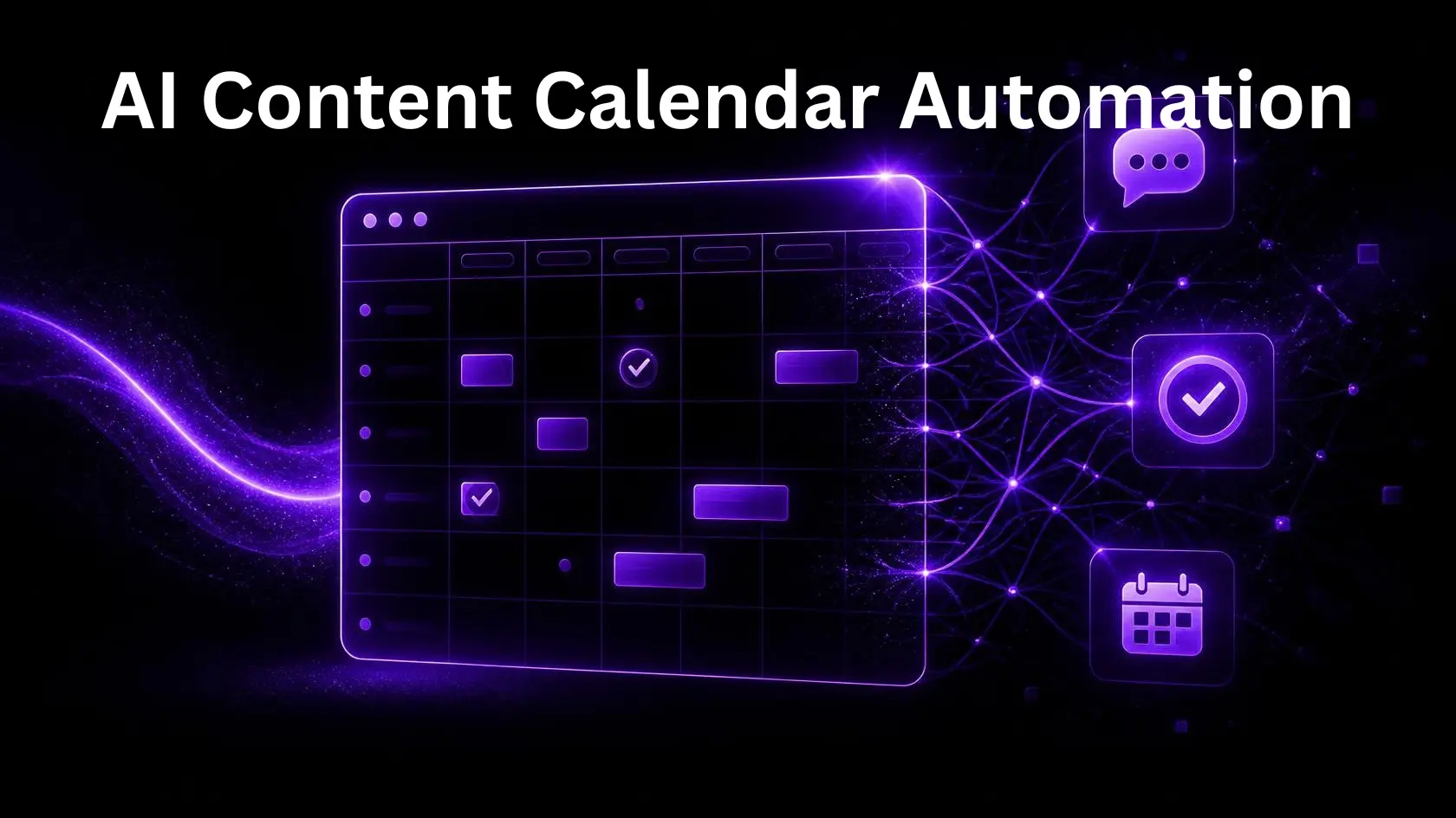 AI content calendar automation